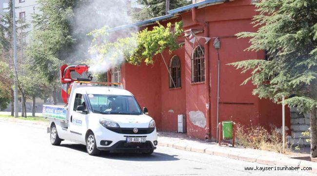 Melikgazi'de baştan sona temizlik devam ediyor