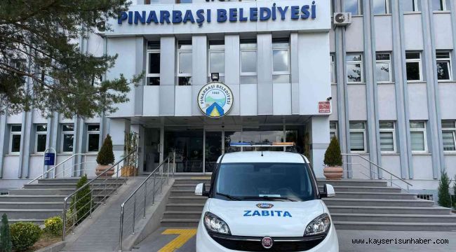 Pınarbaşı Belediyesi'ne Zabıta Aracı Desteği