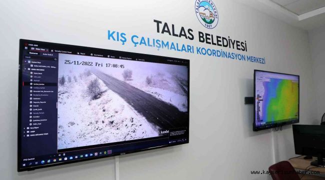 Talas kara kışa hazır