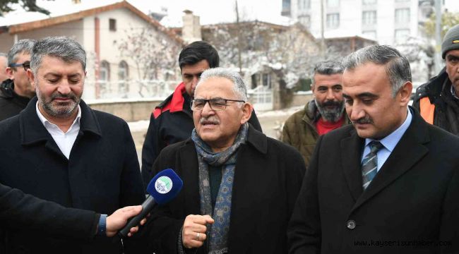 Başkan Büyükkılıç, Develi'nin en büyük mahallesinin 30 yıllık altyapı sorununu çözdü