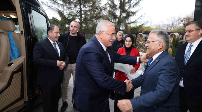 Başkan Büyükkılıç, Yargıtay Başkanı Akarca ile Yargıtay Cumhuriyet Başsavcısı Şahin ve heyetini ağırladı