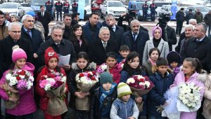 Çatakdere'de ilk doğalgaz yandı