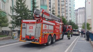 14 katlı binada çıkan yangında 1 kişi yaralandı