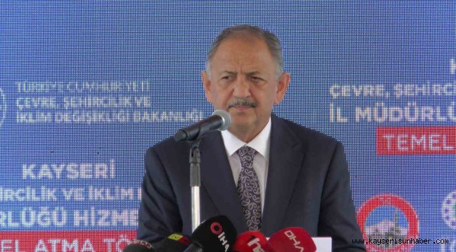 Bakan Özhaseki: "Deprem bölgesindeki kent merkezlerinde 'Yerinde Dönüşüm' yapacağız"