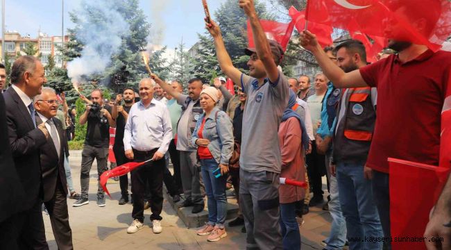 Bakan Özhaseki'ye Büyükşehir'de coşkulu karşılama