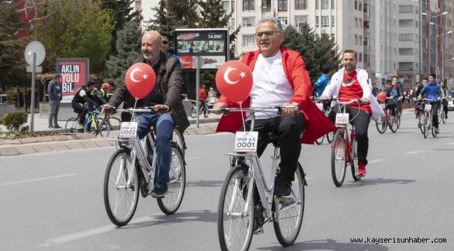 Başkan Büyükkılıç'tan 80 kilometrelik bisiklet yolu