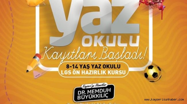 Büyükşehir KAYMEK yaz okulu ve LGS ön hazırlık kurs kayıtları sürüyor