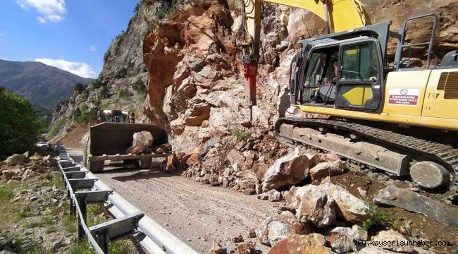 Büyükşehir'den Kapuzbaşı Şelaleleri yolunda önemli çalışma