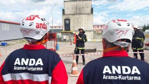 Kayseri OSB İtfaiyesi ANDA ekibine eğitim verdi