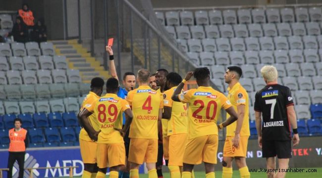 Kayserispor'un kart raporu