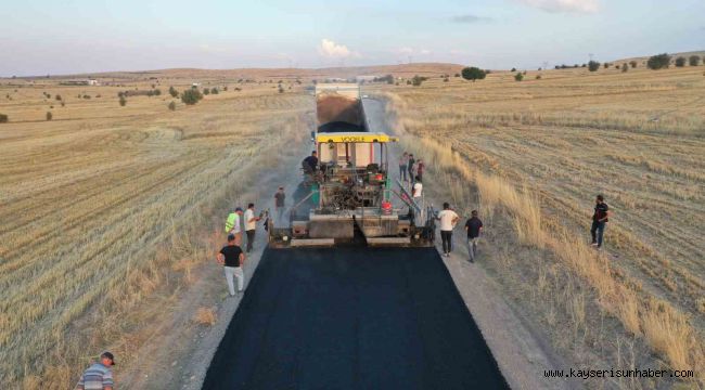 Başkan Büyükkılıç: "Çevril - Taşhan arasındaki yolda 5 milyon 350 bin TL'lık çalışma yaptık"