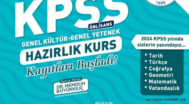 Büyükşehir KAYMEK, 2024 KPSS'de memur adaylarının yanında