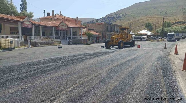 Büyükşehirden Kırsalda Asfalt Çalışması