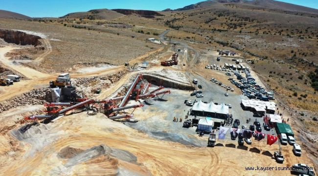 Kayseri'de tek, Türkiye'de sayılı olan konkasör tesisi açıldı