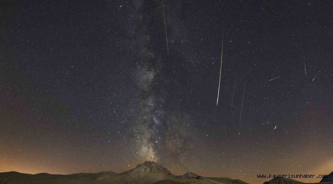 Perseid Meteor Yağmuru Erciyes'te görüntülendi