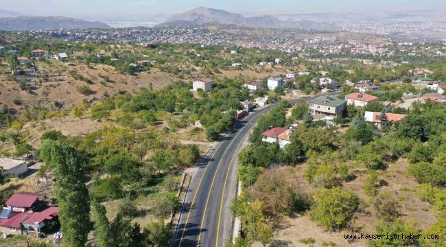 500 milyonluk Erciyes Yolu'nda çalışmalar sürüyor