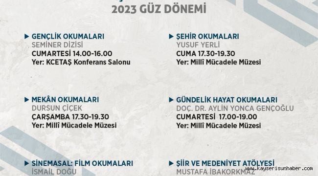 BÜSAM Şehir Akademi Güz Dönemi Kayıtları Başladı