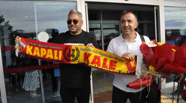 Kayserispor'un yeni Teknik Direktörü Recep Uçar, Kayseri'ye geldi