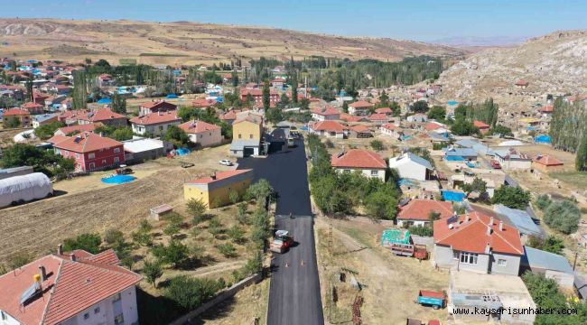 Büyükşehir'den Akkışla ilçesine 55 milyon TL'lik 'yol' yatırımı