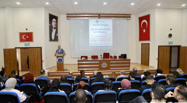 ERÜ'de 'madde bağımlılığı ile mücadele' anlatıldı