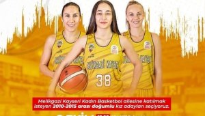 Melikgazi Kayseri Basketbol geleceğin yıldızlarını arıyor