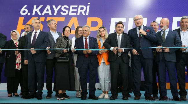 REKORLAR ŞEHRİ KAYSERİ'DE KİTAP FUARI KAPILARINI AÇTI