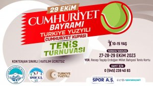 Spor A.Ş'den 29 Ekim'e öze Cumhuriyet Tenis Turnuvası