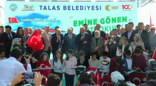 Talas'ta bir eğitim yuvası daha açıldı