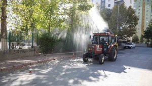 Talas'ta okul çevrelerinde haşerat ilaçlaması