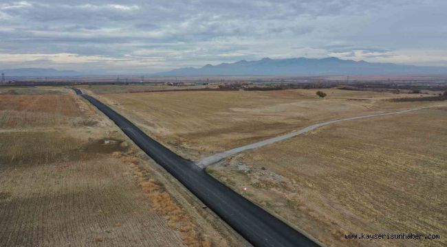 Büyükşehir'in Yeşilhisar'daki 32 milyon TL'lik yol çalışması tamamlandı