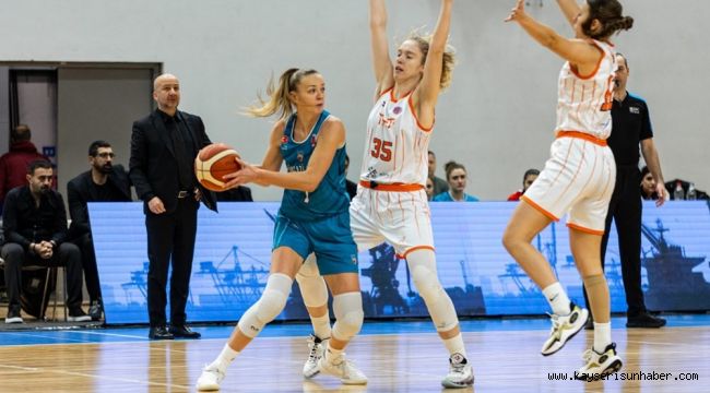 EuroCup Women F Grubu: TTT Riga: 71 - Melikgazi Kayseri Basketbol: 69