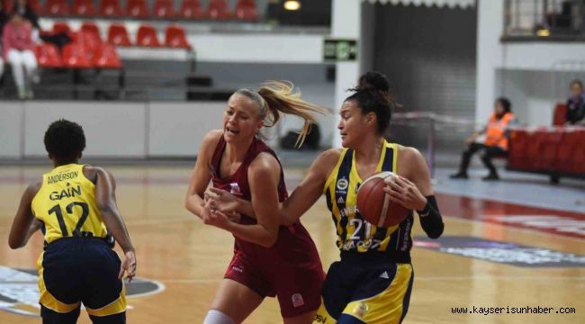 Kadınlar Basketbol Süper Ligi: Melikgazi Kayseri Basketbol: 68 - Fenerbahçe: 84