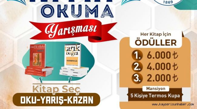 KAYMEK'in 3'üncü Kitap Okuma Yarışması için kayıtlar sürüyor