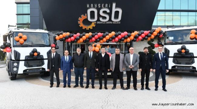 Kayseri OSB'nin araç filosuna 6 yeni araç eklendi