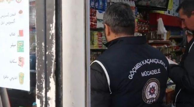 Kayseri'de 149 polis ile "düzensiz göç" uygulaması