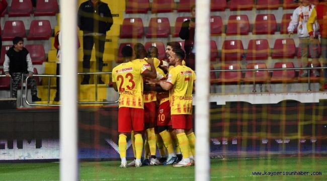 Kayserispor 3 maçta 9 puan topladı