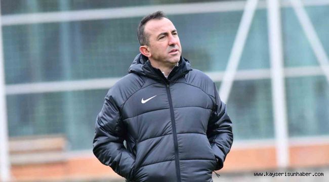 Kayserispor Teknik Direktörü Uçar: "Gidecek daha çok yolumuz var"