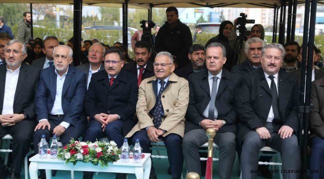 Vali Çiçek ve Başkan Büyükkılıç, ERVA Marifet Spor Kulübü açılış törenine katıldı