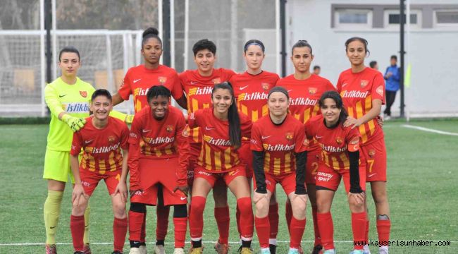 Kadınlar 1. Lig: Kayseri Kadın FK: 3 - Şırnak Belediyespor: 1