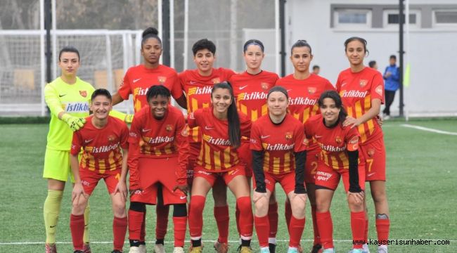 Kayseri Kadın FK, ilk yarıyı 5. sırada tamamladı