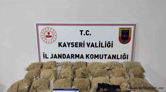 Kayseri'de 16 kilo uyuşturucu ele geçirildi