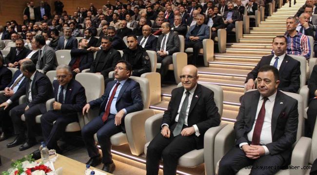 Bakan Şimşek, Kayseri OSB'de istişare toplantısına katıldı