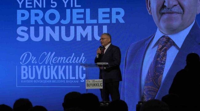 Başkan Büyükkılıç, 5 yılda yapılacak projeleri anlattı