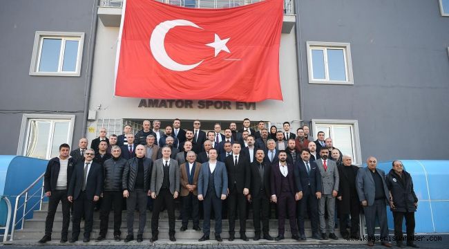 Başkan Büyükkılıç, amatör spor kulübü başkanlarıyla bir araya geldi