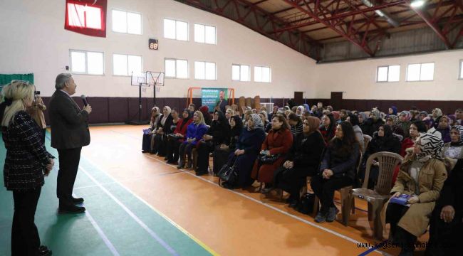 Başkan Palancıoğlu, Danışmentgazi Mahallesi'nin hanımlarıyla bir araya geldi