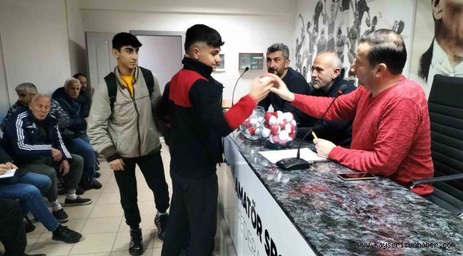 Kayseri U-15 Futbol Ligi fikstürü çekildi