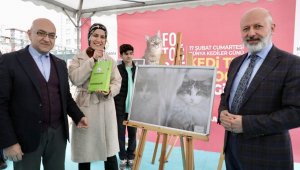 Kocasinan'da Kedi Temalı Fotoğraf Yarışması'nda kazananlar ödüllerini aldı