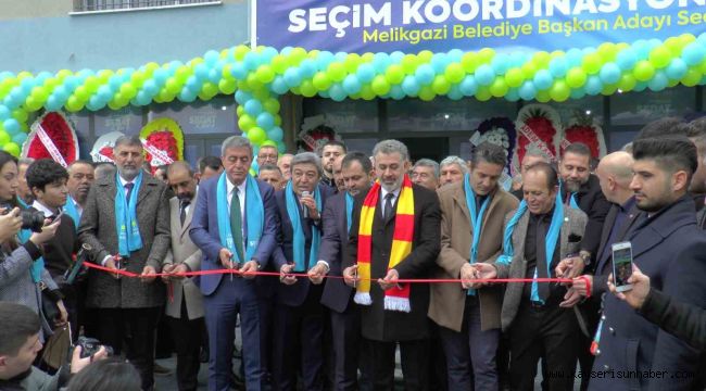 Sedat Kılınç Seçim Koordinasyon Merkezi açıldı