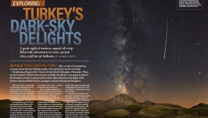 Türkiye'nin incisi Erciyes, Astronomiy Magazine'de boy gösterdi