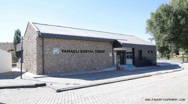 Yamaçlı Sosyal Tesisi açılıyor